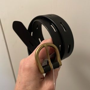 Madewell Black Leather Belt
